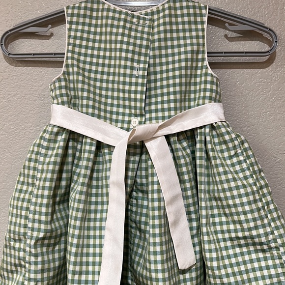 Thanksgiving dress . 4T. Holiday, special occasion. Green Preowned - Picture 5 of 5